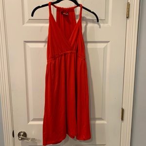 Sexy Dark Red Halter short Dress